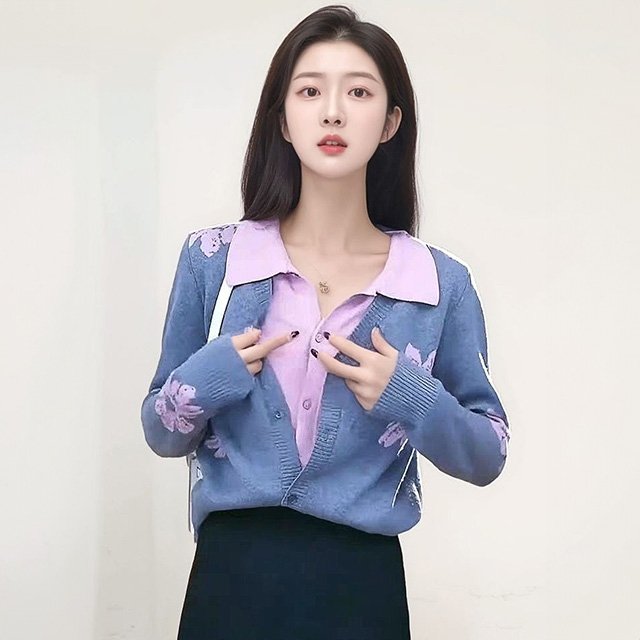 [헬리꽁땡]아마레레이어드니트2종