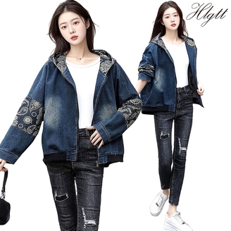 [헬리꽁땡] 알레그로 데님 후드 재킷