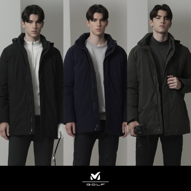 밀레골프 22FW 윈터 풀다운 패딩 1종, 남성