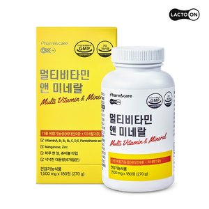 [서울약사신협]멀티비타민앤미네랄 1,500mg 180정