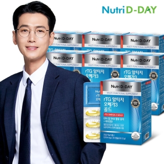 뉴트리디데이 rTG 알티지 오메가3 골드(PTP) 7박스 (총210캡슐)