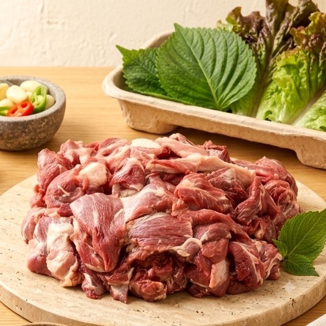 [작심밀도] 대농 한돈 김해 뒷고기 500g x 1팩