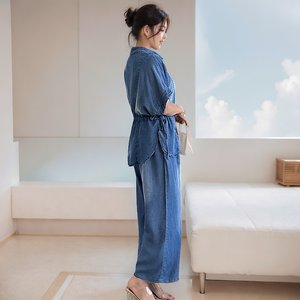 [비니브] 모조 데님 상하세트