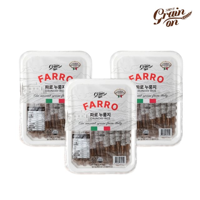 그레인온 파로 누룽지 330g 3개