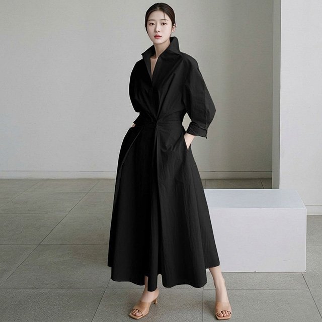 [플로레센스]쁘라제르벌룬카라원피스(색상선택)