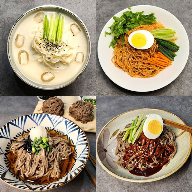 [우정제면소] 콩국수 12인분or메밀소바/비빔국수 18인분 골라담기