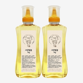 스마일벌꿀 사양벌꿀 1kg(튜브형) x 2개