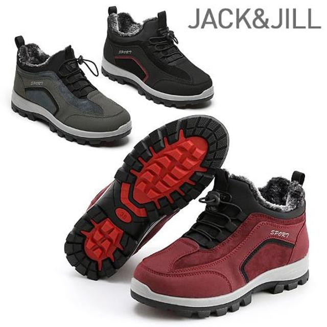 [누적판매10,000개] 유광신상! 잭앤질 털안감 방한트래킹화 미끄럼방지 러버창(JD3770)