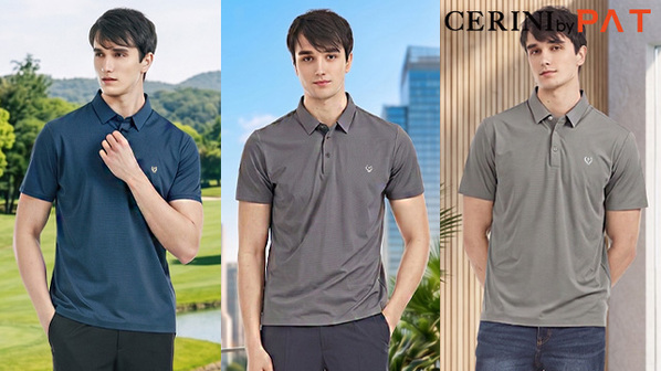 26SS CERINI by PAT 남성 여름 냉감 카라티 3종