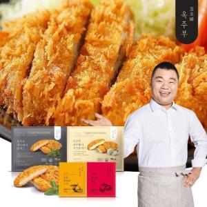 옥주부 제주돼지통까스(등심 8팩+치즈 2팩+특제소스10팩)