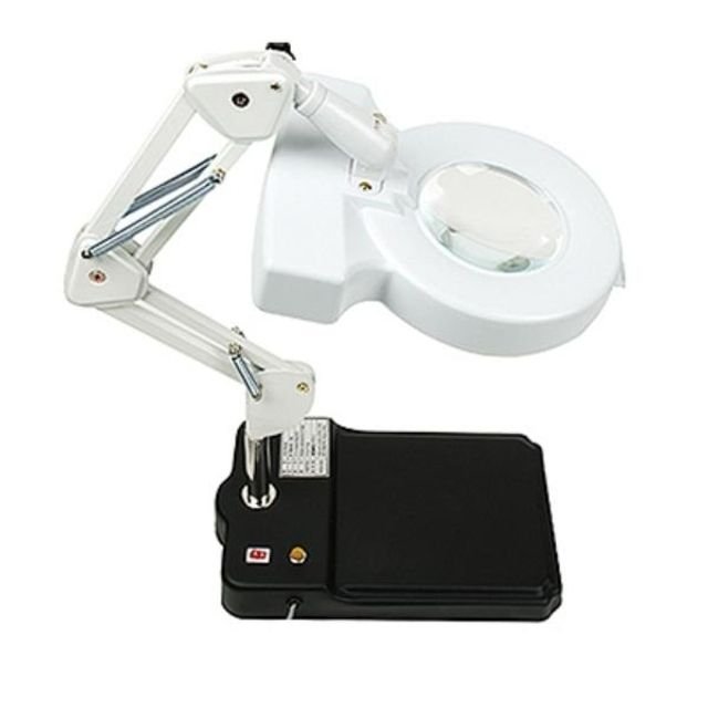 76126 조명확대경스탠드식 K-SKKB-3X 정밀 부품검사 (WE48250)