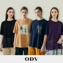 22SS ODV 오디브 아트웍 티블라우스 4종