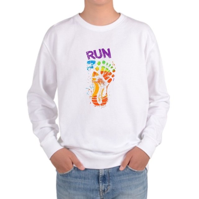 맨투맨 전사이즈 육상 달리기 RUN 러닝동호회 (WFILF1O)