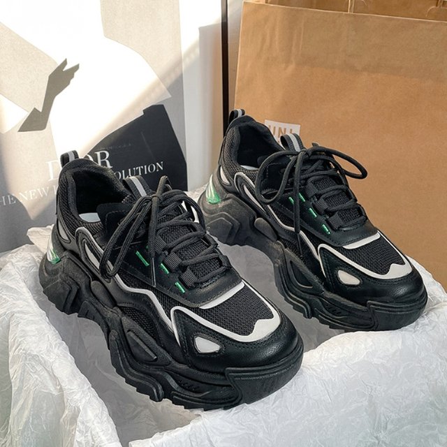 [제라카] 예쁜 어글리슈즈 운동화 여자 6cm 키높이 신발 RUN415