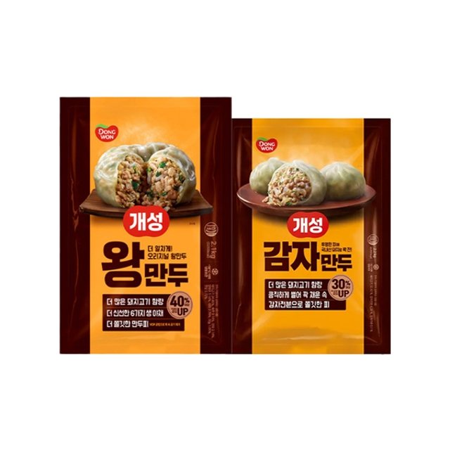 [SnT 동 원]동원 개성왕만두 2.1kg + 교자만두 1.2kg