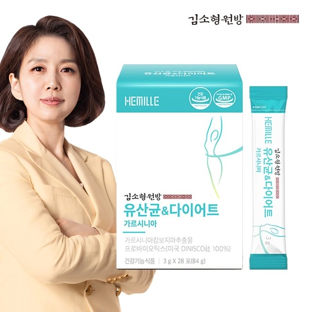 김소형원방 유산균+다이어트 가르시니아 (3g x 28포) 4박스