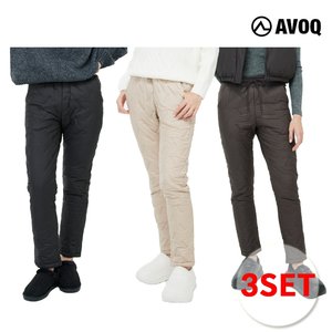 아보크 25FW 웜 테크 방풍 플리스 패딩팬츠 3종, 여성