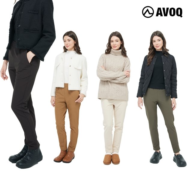 [무려 4종?!]아보크 25FW 최신상! 기능성 씬테크 기모팬츠 4종, 여성