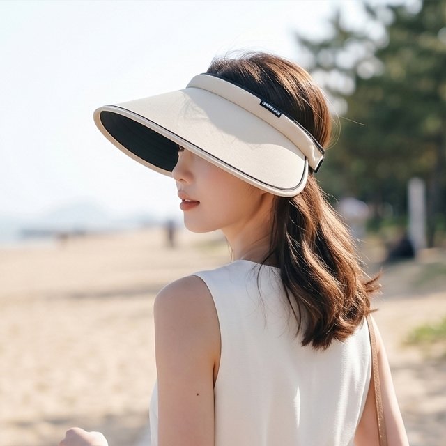 [1+1] 한손쏙 소프트롤 접이식 썬캡 자외선차단 모자 컬러4종