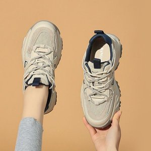 [제라카] 굽높은 어글리슈즈 여자 운동화 5.5cm 키높이 신발 RUN475