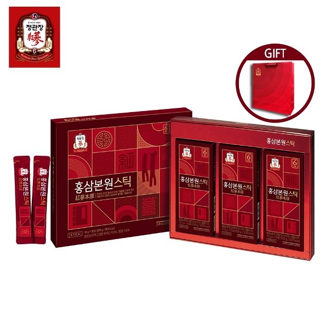 정관장 홍삼본원스틱 10g 30포-활력 6년근홍삼 홍삼농축액