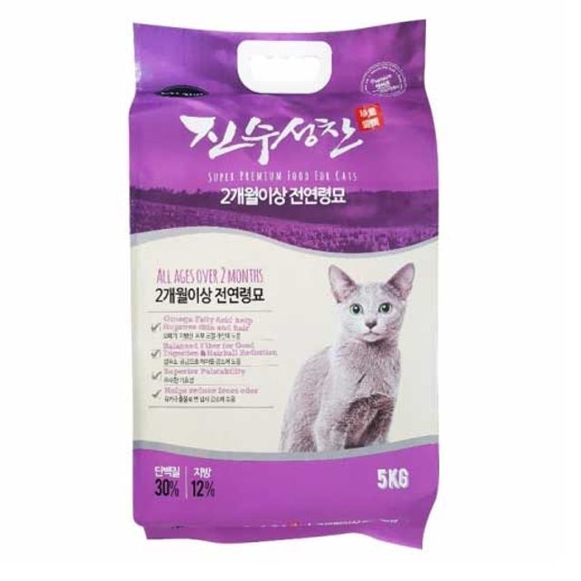 고양이사료 진수성찬 2개월 이상 전연령묘 5kg (W5F1DA9)