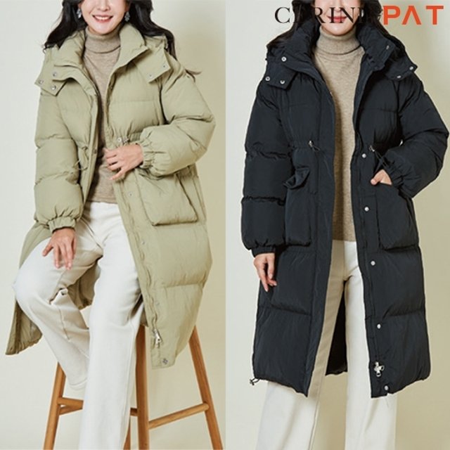 [젬마/Jem.A] 여성 후드 롱 패딩 점퍼 1종 23w