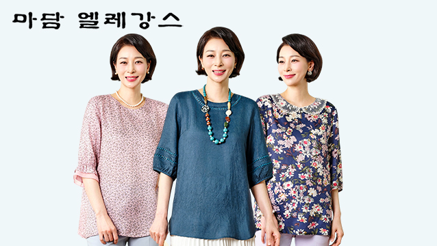 (초특가) 25SS 마담엘레강스 퓨리티 인견 블라우스 3종