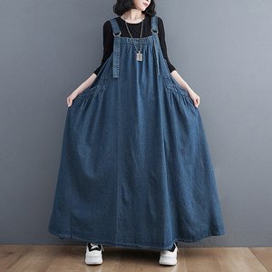 [헬리꽁땡] 빈티지데님멜빵원피스