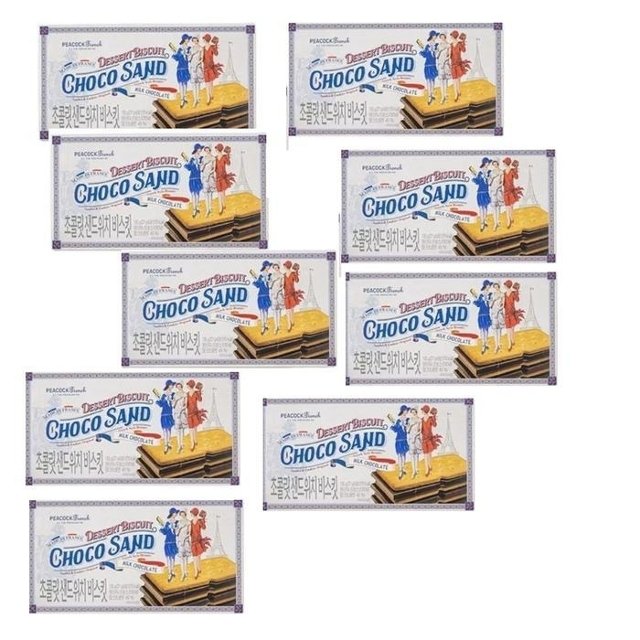 피코크 초콜릿 샌드위치 비스킷 135g x 9