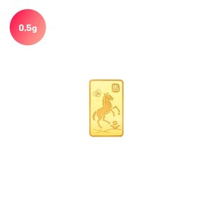 [골드퀸즈] 24K 순금 붉은말 골드바 0.5g