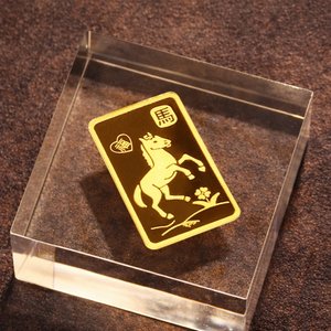 [골드퀸즈] 24K 순금 붉은말 골드바 0.5g