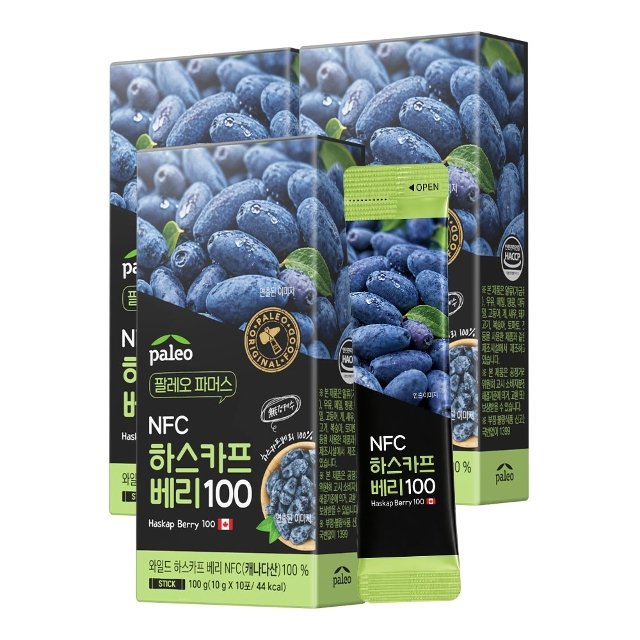 팔레오 NFC 하스카프베리100 10g 10포 3박스 총30포