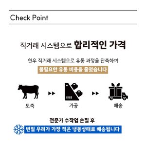 [만블링] 한우 1++ 스테이크 150g X 5팩