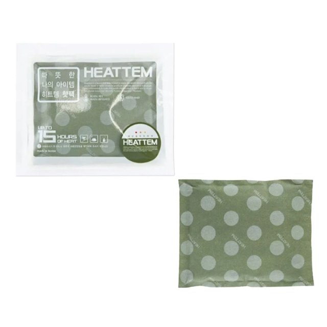 손난로 포켓용 손난로 히트템 140G 그린 핫팩 10+1PCS (WD89A01)