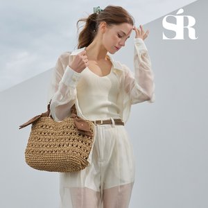 SAERA 세라 라피에르 라탄백+썬바이저 2종