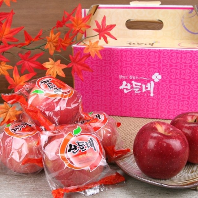 [산들네] 껍질째 먹는 경북 세척사과 3kg 15과내