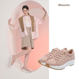 슈리오 시그니처 소가죽 스니커즈 