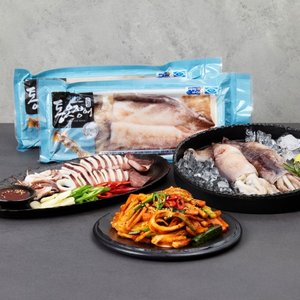 국내산 통 오징어 250g x 6팩