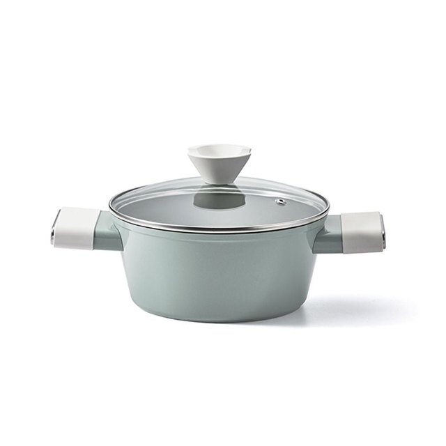 로이첸 그린닷 세라믹 IH 양수냄비 18cm (WFKMLV7)