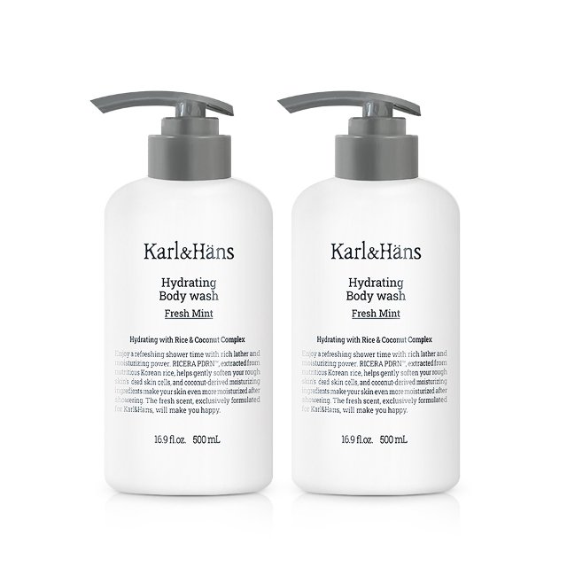 칼앤한스 하이드레이팅 바디워시 500mlx2개