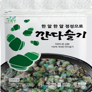 정옥 국내산 깐다슬기 200g x 6팩 