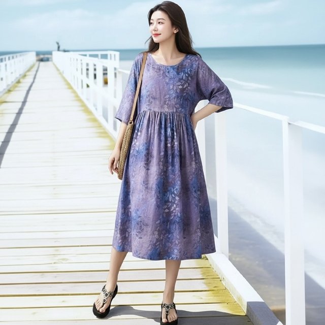 쉐바 로에 인견혼방 원피스