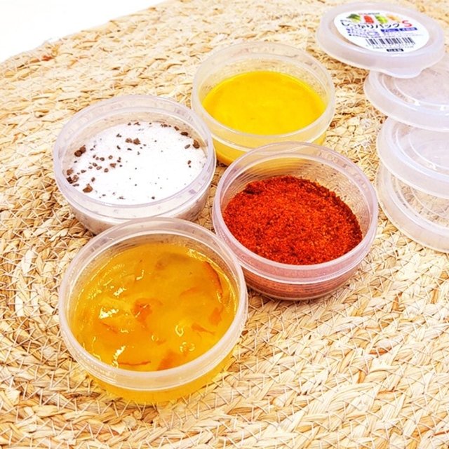 플라스틱용기 반투명 냉장 밀폐 보관통 70ml 4P (WFJ0QKL)