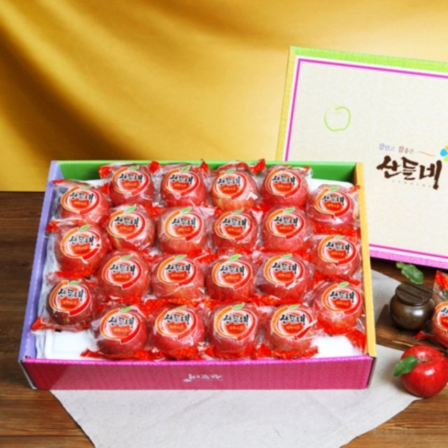 [산들네] 껍질째 먹는 경북 세척사과 5kg 28과내외