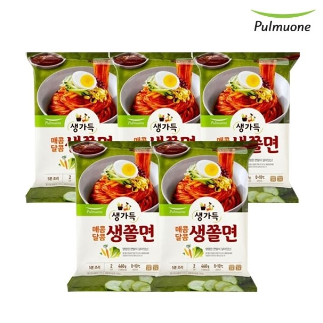 [풀무원]매콤달콤생쫄면(2인)x5봉