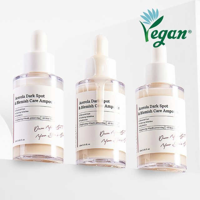 저속노화 3일 잡티케어 글루타치온 기미앰플 아세로라 잡티 기미 앰플 30ml 2개 / 임상완료 비타민C의 왕 아세로라 앰플