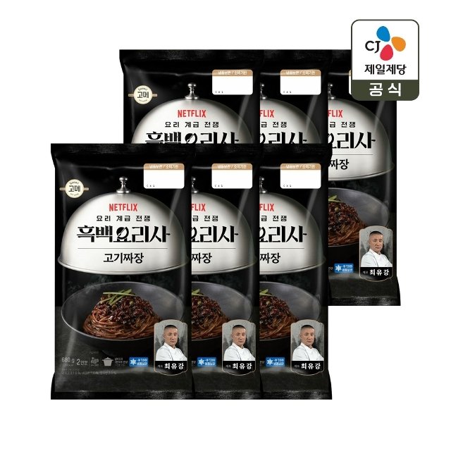 CJx흑백요리사 고메 짜장 680g x6개