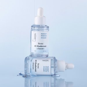 수분앰플 바이옴 8X 히알루론산 앰플 30ml 2개  미백주름개선 8중 히알루론산 수분진정
