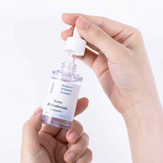 수분앰플 바이옴 8X 히알루론산 앰플 30ml 2개  미백주름개선 8중 히알루론산 수분진정